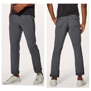 Lululemon Discipline Pants Men’s Size XL Luon Heathered Black Gray Sweatpants